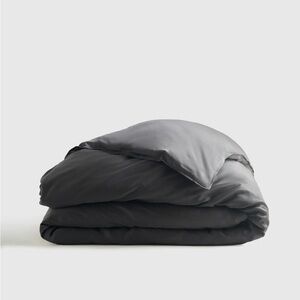 QUINCE Bamboo Duvet Cover Full Queen Nightfall